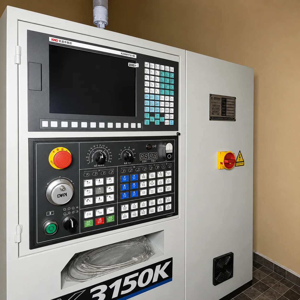 Panel de control CNC de la generadora de engranes Y3150K